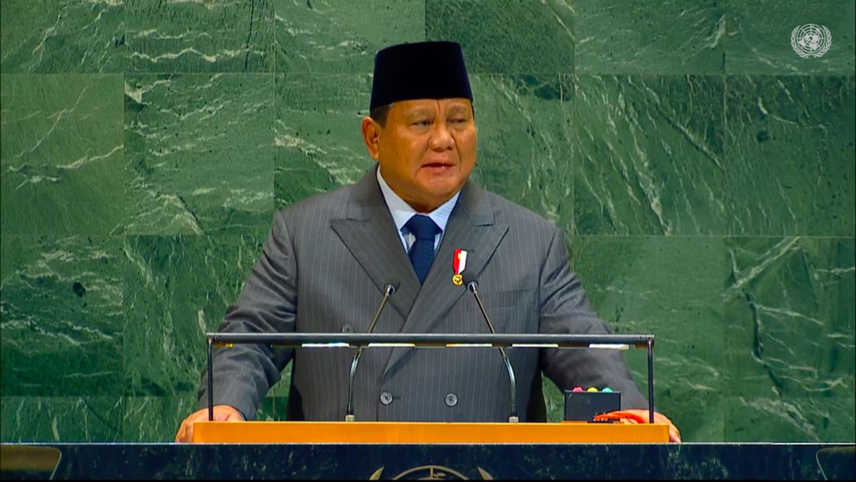 Pidato Prabowo di PBB