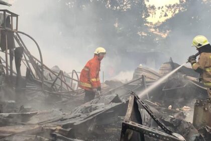 kebakaran di Pancoran