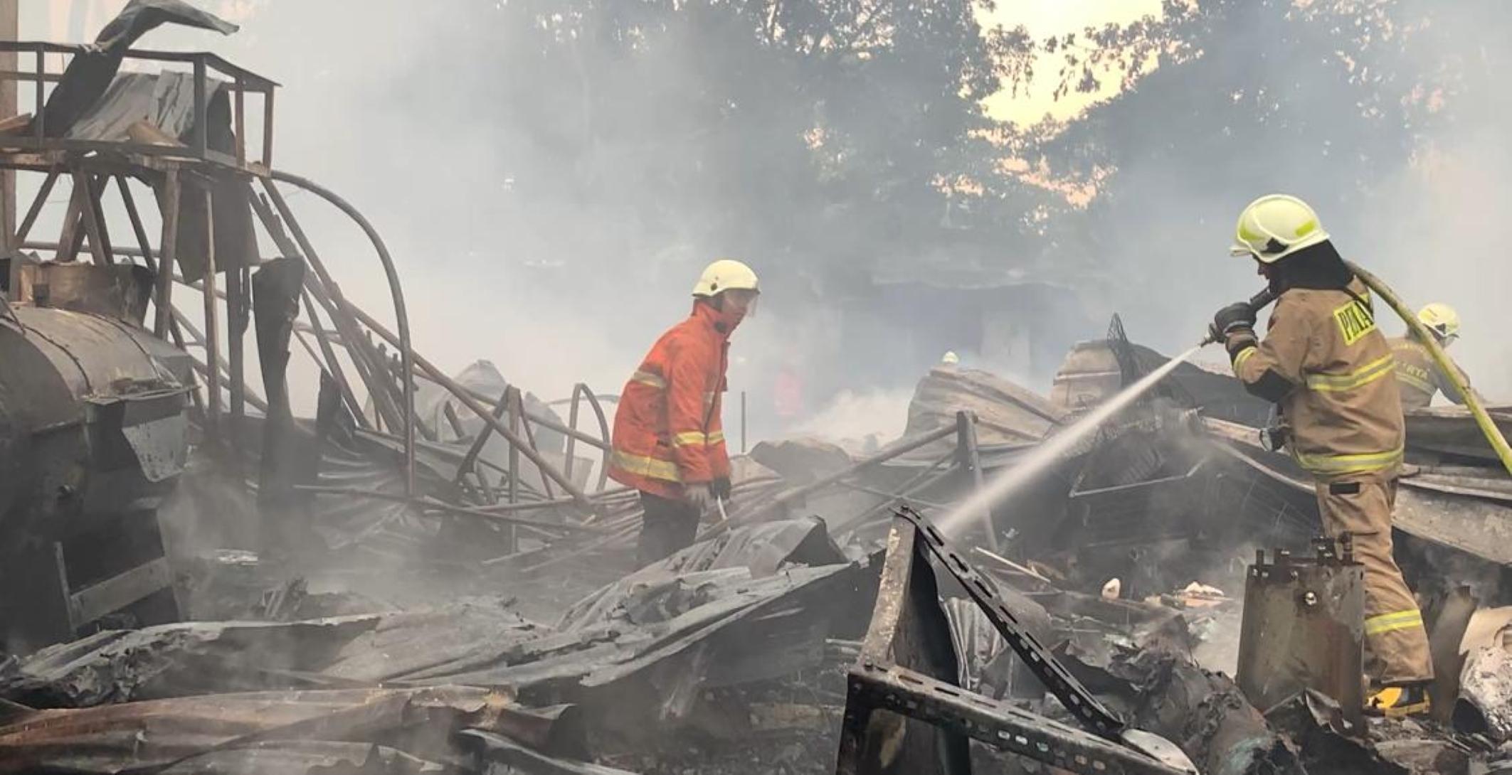 kebakaran di Pancoran