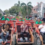 Prabowo beri becak listrik